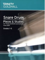 Trinity Guildhall: Snare Drum Pieces + Studies - Grades 1-5